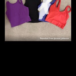 lululemon athletica Tank Tops - Purple, Black, Blue, Red